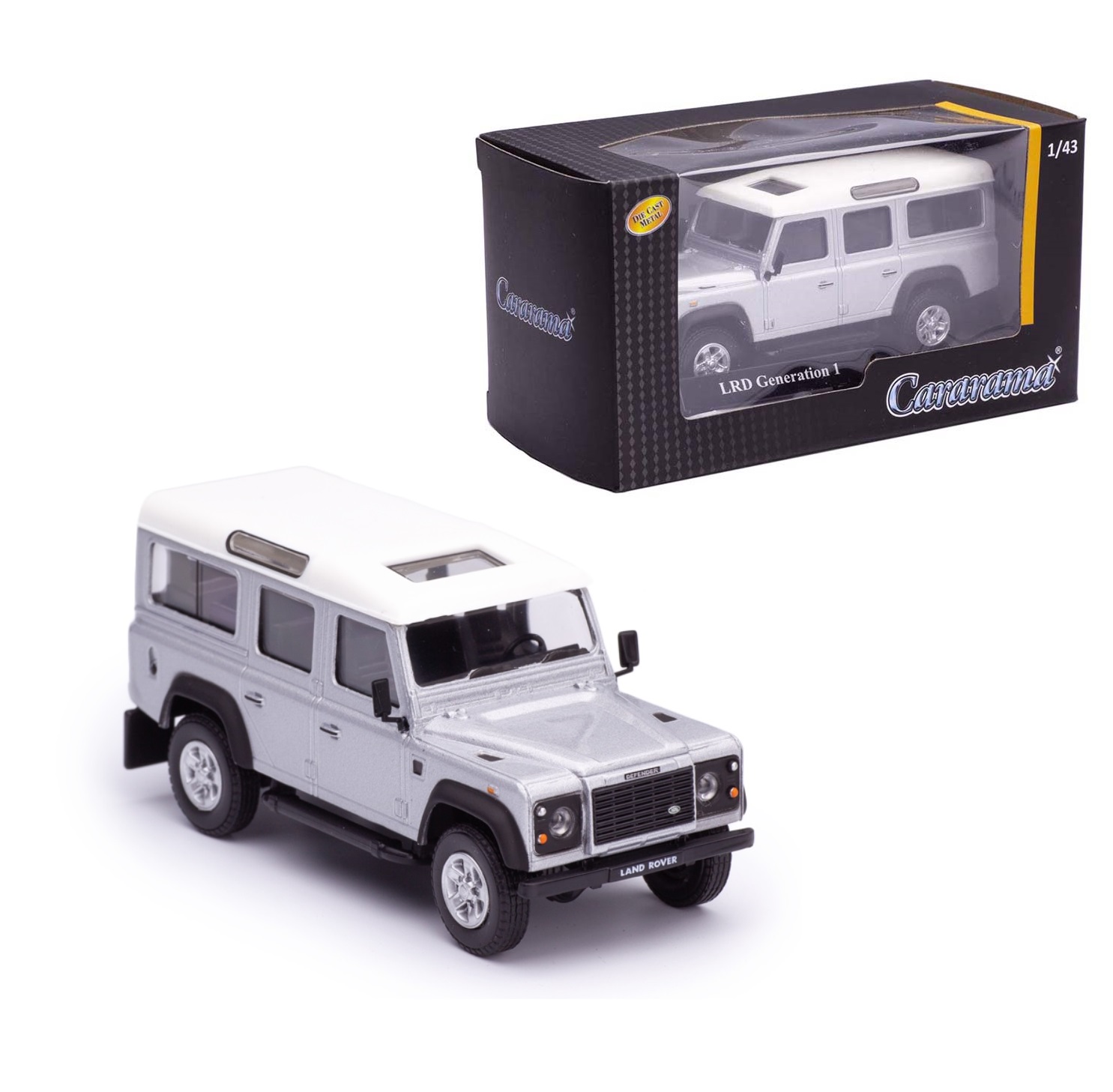 Cararama. - 1:43 Land Rover Defender Generation 1 .  .250ND