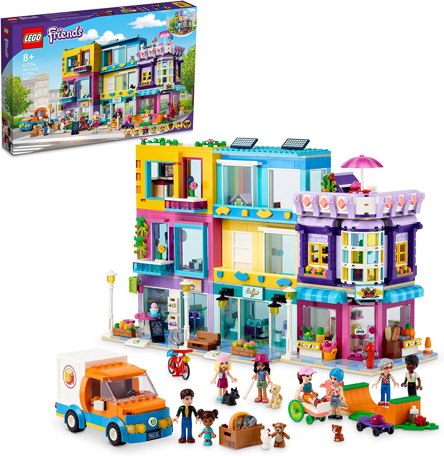 LEGO.  41704 Friends Main Street Building (    )
