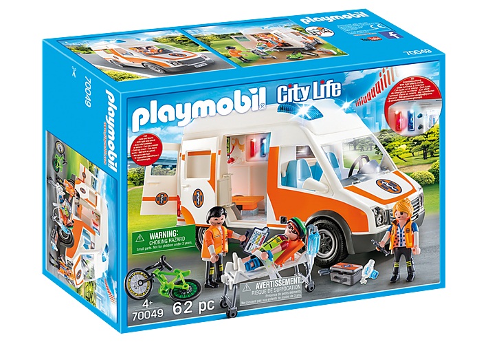 Playmobil.  .70049 Ambulance with Flashing Lights (   )