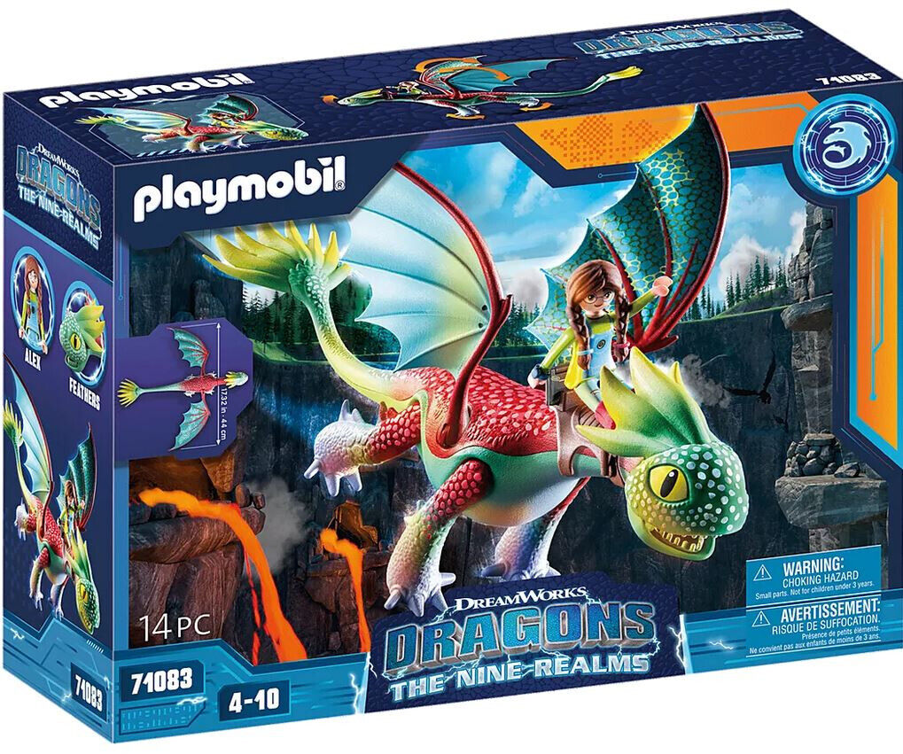 Playmobil.  .71083 Dragons:The Nine Realms -Feathers & Alex (:   )