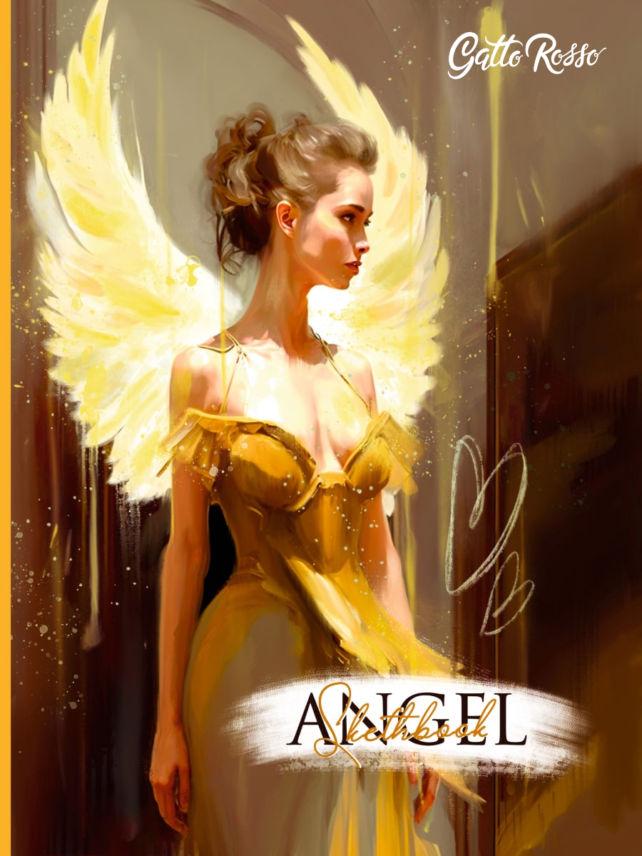 Gatto Rosso. Angel Sketchbook. Angel in Yellow