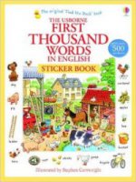 First 1000 Words in English - Sticker Book