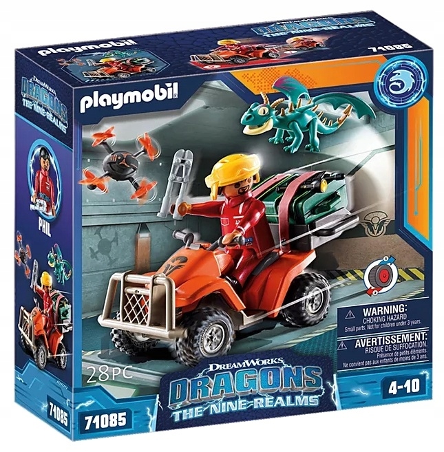 Playmobil.  .71085 Dragons:The Nine Realms -Icaris Quad (:  )