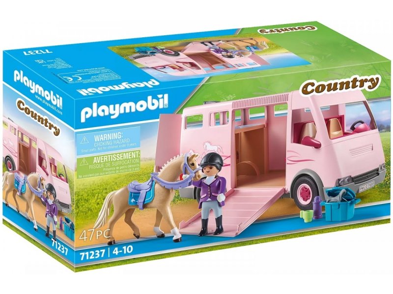 Playmobil.  .71237 Horse Transporter with Trainer (   )