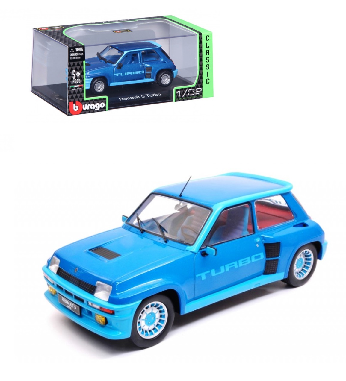 BBurago.  Renault s Turbo 1:32 .43206