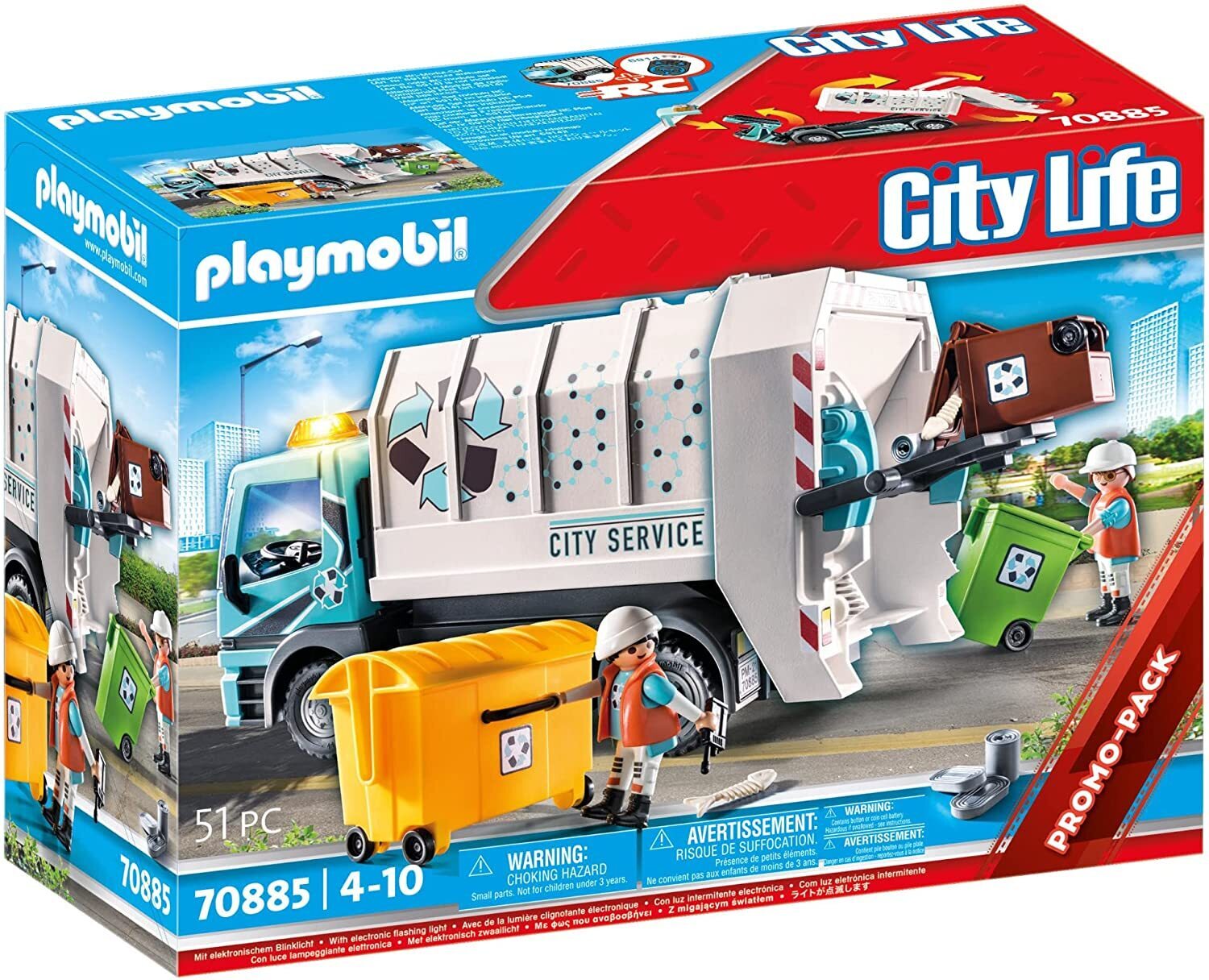 Playmobil.  .70885 City Recycling Truck ( )