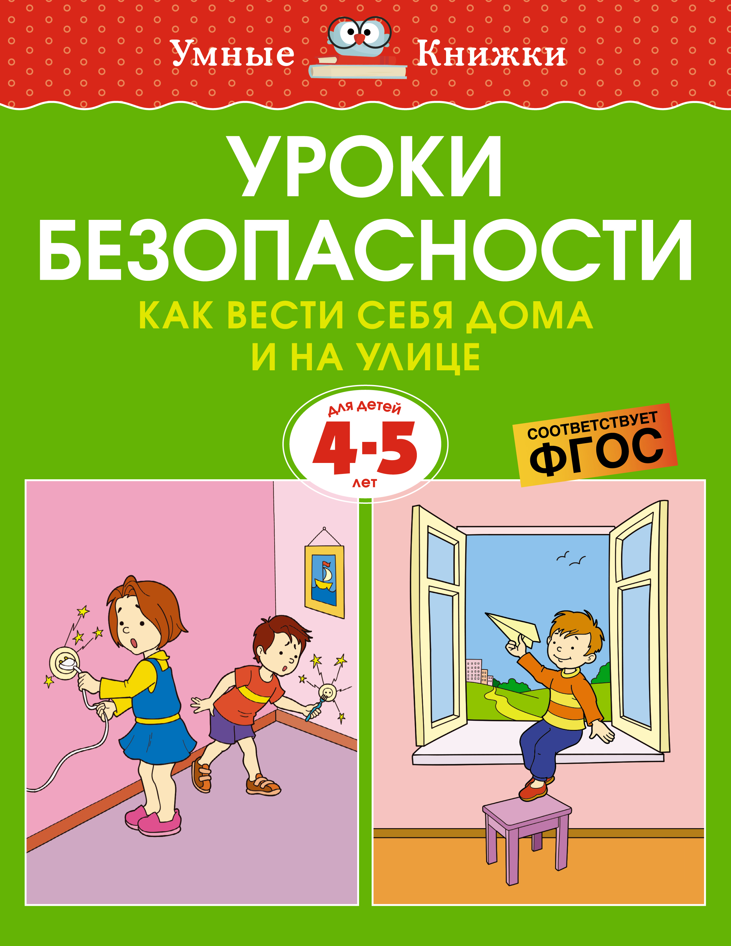 Уроки безопасности. Как вести себя дома и на улице (4-5 лет) Земцова Ольга  Николаевна russian book купить в Канаде | russian book