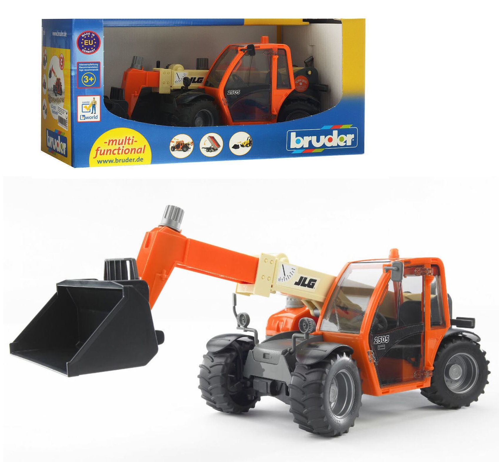 Bruder 02140   JLG 2505 Telehandler  .  (. )