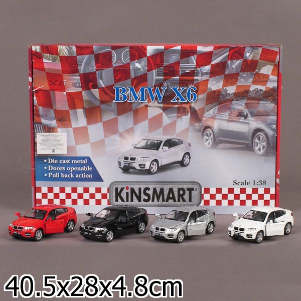  . . BMW X6 1:38 . ,  .   Kinsmart -12  .2*6