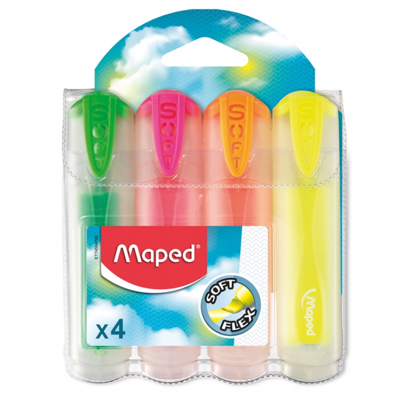 MAPED.  Fluo Pep's soft Translucent .  (4 , .) .745947