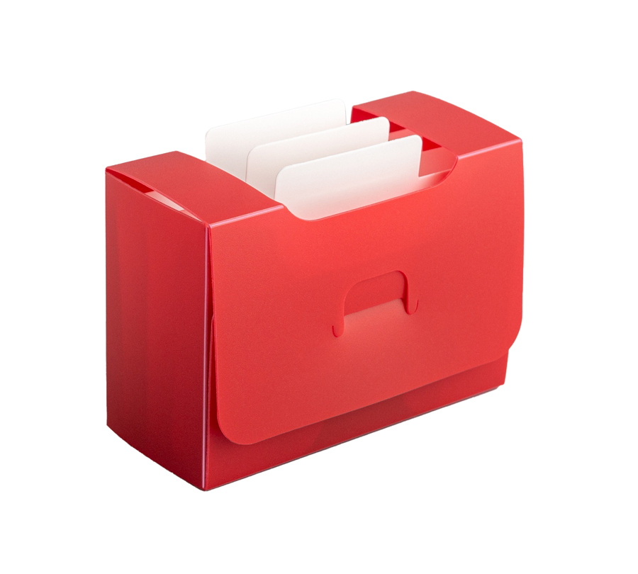  UniqCardFile Standart 40 mm () .UCF St40_red  129 .