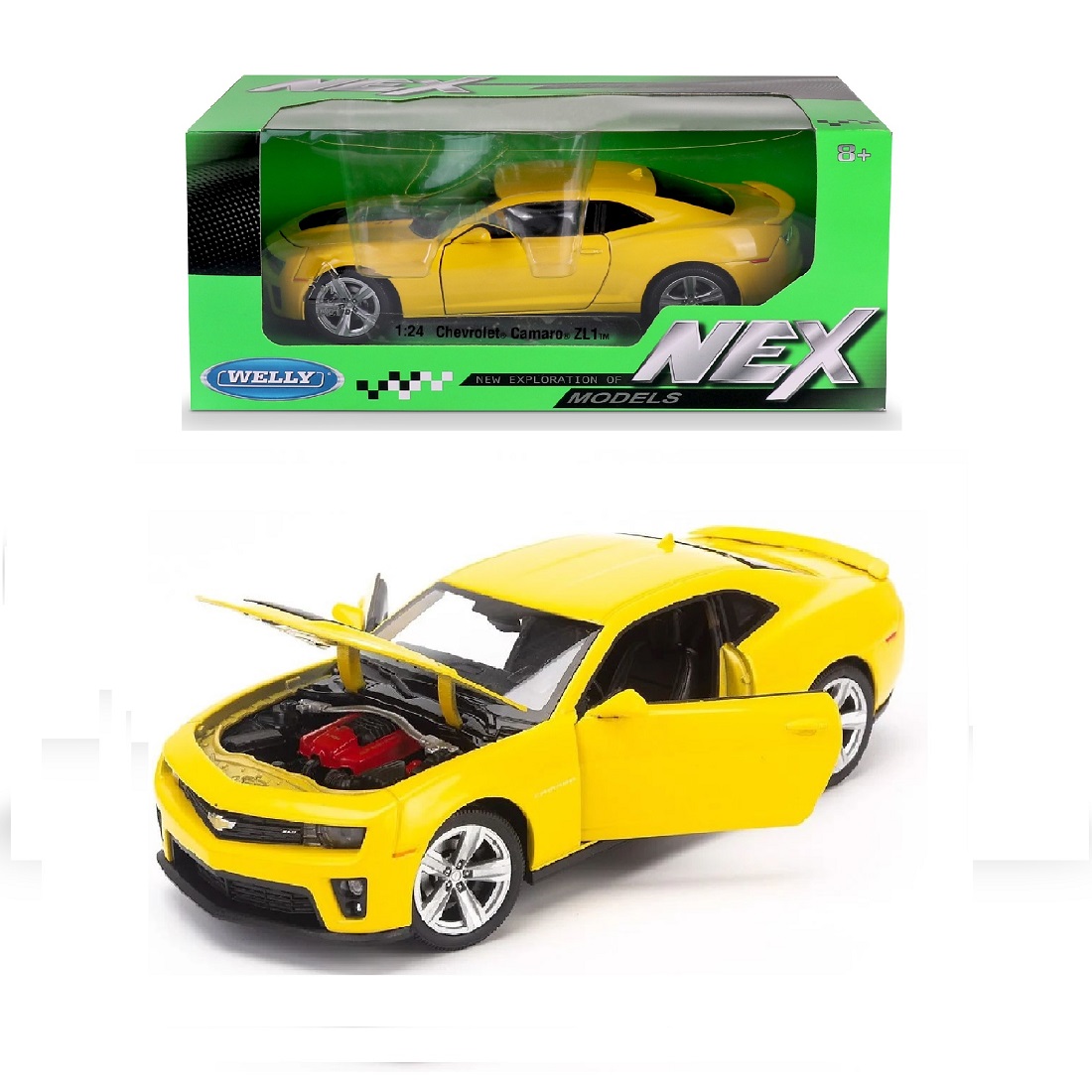 Welly.  1:24 Chevrolet Camaro ZL1,  .24042W