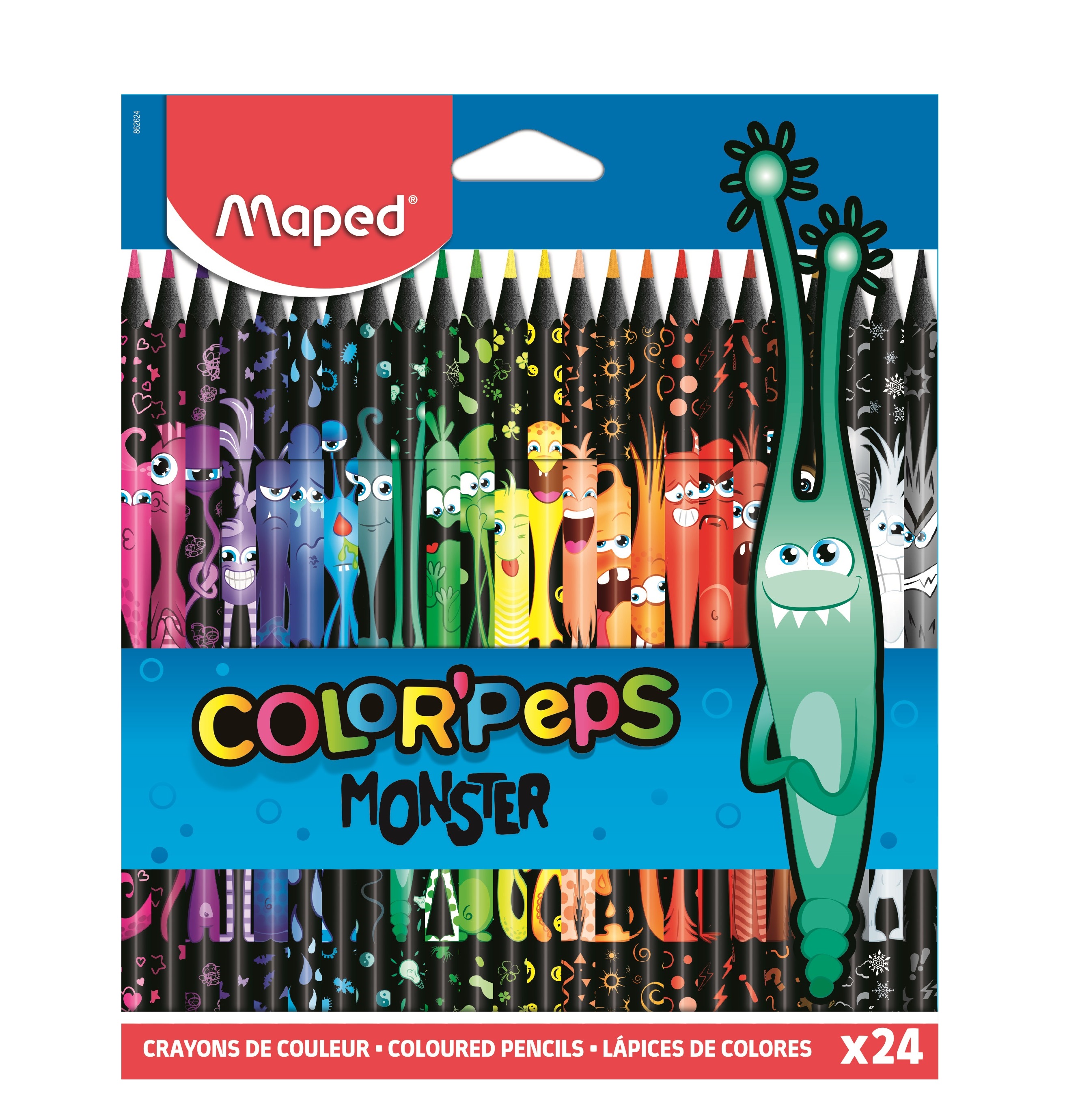 Maped.   Color'Peps Monster , 24  . 862624
