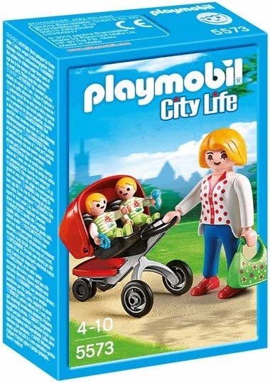 Playmobil.  .5573 Mother with Twin Stroller (    )
